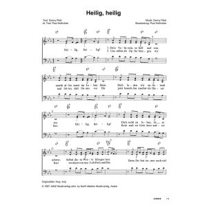 Produktbild des Artikels Heilig, heilig / Holy, holy (Noten - Download)