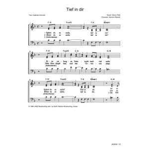 Produktbild des Artikels Tief in dir (Noten - Download)