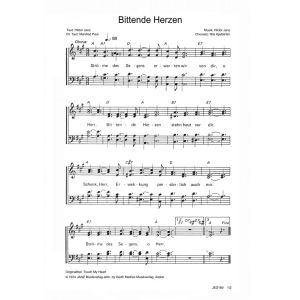 Produktbild des Artikels Bittende Herzen / Touch My Heart (Noten - Download)