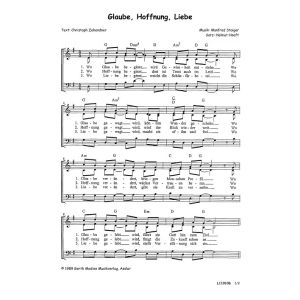 Produktbild des Artikels Glaube, Hoffnung, Liebe (Noten - Download)