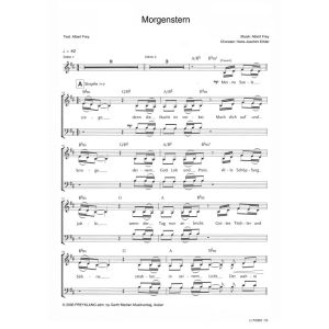 Produktbild des Artikels Morgenstern (Noten - Download)