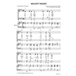 Produktbild des Artikels Silent Night / Stille Nacht, heilige Nacht (Noten - Download)