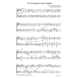 Produktbild des Artikels Für mich gingst du nach Golgatha (Noten - Download)