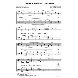Produktbild des Artikels Der Himmel erfüllt mein Herz / Heaven Is In My Heart (Noten - Download)