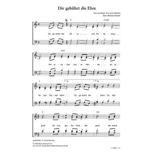 Produktbild des Artikels Dir gebührt die Ehre / Vi vill ge dig Aera (Noten - Download)
