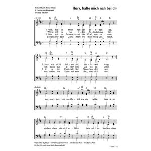 Produktbild des Artikels Herr, halte mich nah bei dir / My Prayer (Noten - Download)
