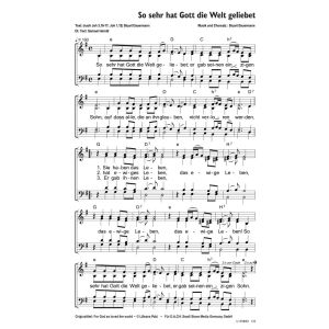 Produktbild des Artikels So sehr hat Gott die Welt geliebet / For God so loved the world (Noten - Download)