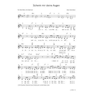 Produktbild des Artikels Schenk mir deine Augen (Noten - Download)