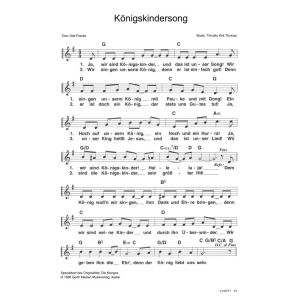 Produktbild des Artikels Königskindersong (Noten - Download)
