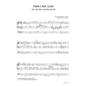 Produktbild des Artikels Ich der Herr von Erd und All / Here I Am Lord (Noten - Download)