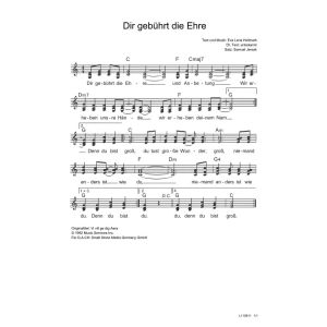 Produktbild des Artikels Dir gebührt die Ehre / Vi vill ge dig Aera (Noten - Download)