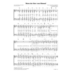 Produktbild des Artikels Wenn der Herr vom Himmel / I want to be there (Noten - Download)
