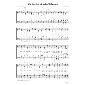 Produktbild des Artikels Wie lieb sind mir deine Wohnungen (Noten - Download)