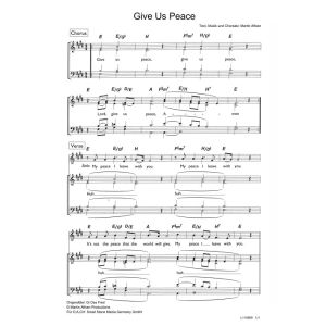 Produktbild des Artikels Give Us Peace / Gi Oss Fred (Noten - Download)