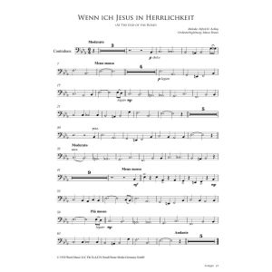 Produktbild des Artikels Wenn ich Jesus in Herrlichkeit / At the End of the Road (Noten - Download)