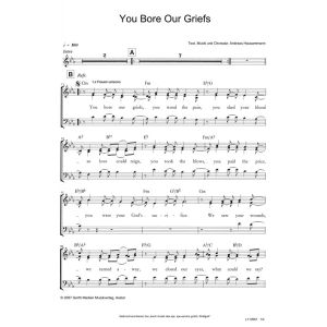 Produktbild des Artikels You Bore Our Griefs (Noten - Download)