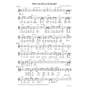 Produktbild des Artikels Wenn die Zeit zu Ende geht (Noten - Download)