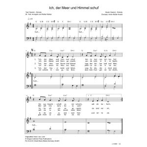 Produktbild des Artikels Ich, der Meer und Himmel schuf / Here I am, Lord (Noten - Download)