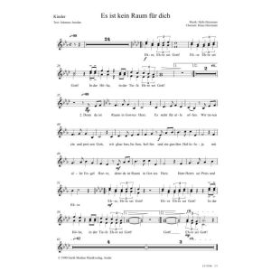 Produktbild des Artikels Es ist kein Raum für dich (Noten - Download)