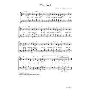 Produktbild des Artikels Yes, Lord (Noten - Download)