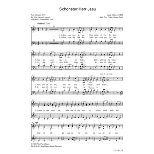 Produktbild des Artikels Schönster Herr Jesu (Noten - Download)