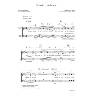 Produktbild des Artikels Von Gottes Gnade / He Looked Beyond My Fault (Noten - Download)
