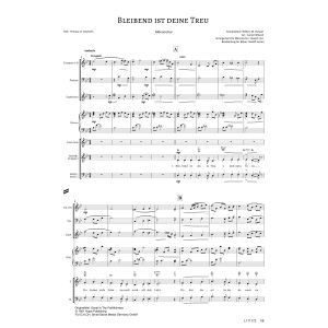 Produktbild des Artikels Bleibend ist deine Treu / Great is thy Faithfulness (Noten - Download)
