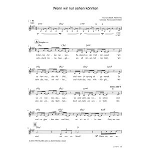 Produktbild des Artikels Wenn wir nur sehen könnten (Noten - Download)