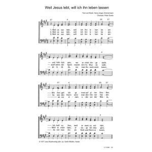 Produktbild des Artikels Weil Jesus lebt, will ich ihn leben lassen (Noten - Download)