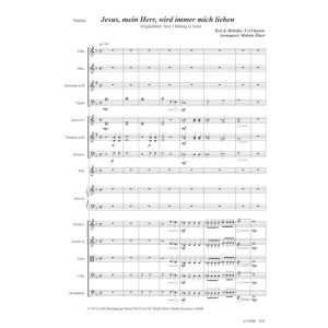 Produktbild des Artikels Jesus, mein Herr, wird immer mich lieben / Now I Belong To Jesus (Noten - Download)