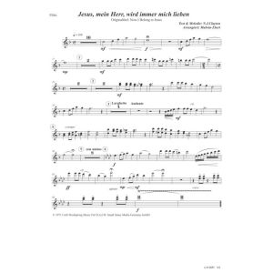 Produktbild des Artikels Jesus, mein Herr, wird immer mich lieben / Now I Belong To Jesus (Flöte) (Noten - Download)