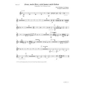 Produktbild des Artikels Jesus, mein Herr, wird immer mich lieben / Now I Belong To Jesus (Horn in F) (Noten - Download)