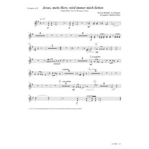 Produktbild des Artikels Jesus, mein Herr, wird immer mich lieben / Now I Belong To Jesus (Trompete in B) (Noten - Download)