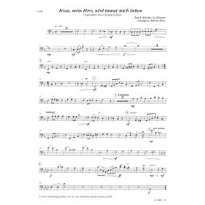 Produktbild des Artikels Jesus, mein Herr, wird immer mich lieben / Now I Belong To Jesus (Cello) (Noten - Download)