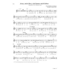 Produktbild des Artikels Jesus, mein Herr, wird immer mich lieben / Now I Belong To Jesus (Solo (Noten - Download)