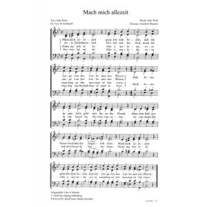 Produktbild des Artikels Mach mich allezeit / Like A Melody (Noten - Download)