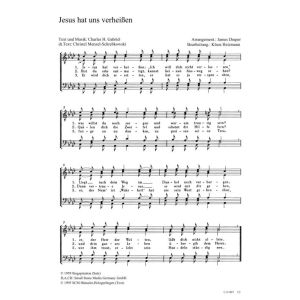 Produktbild des Artikels Jesus hat uns verheißen / I Will Not Forget Thee (Noten - Download)