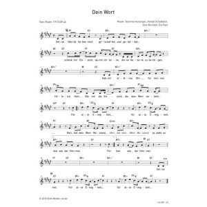Produktbild des Artikels Dein Wort (Noten - Download)