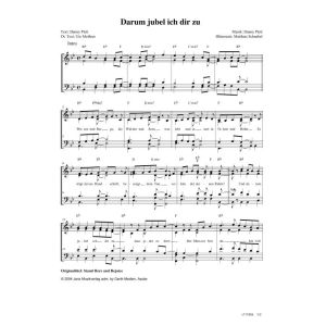 Produktbild des Artikels Darum jubel' ich Dir zu / Stand Here And Rejoice (Noten - Download)