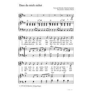 Produktbild des Artikels Dass du mich siehst (Noten - Download)