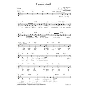 Produktbild des Artikels I'm Not Afraid (Noten - Download)