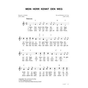 Produktbild des Artikels Mein Herr kennt den Weg / My Lord Knows The Way (Noten - Download)