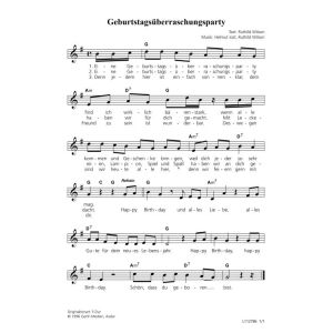 Produktbild des Artikels Geburtstagsüberraschungsparty (Noten - Download)