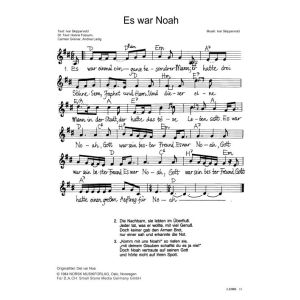 Produktbild des Artikels Es war Noah / Det var Noah (Noten - Download)
