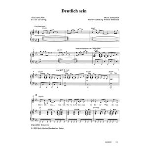 Produktbild des Artikels Deutlich sein / Colour me (Noten - Download)