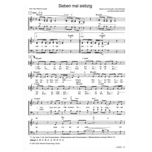 Produktbild des Artikels Sieben mal siebzig (Noten - Download)