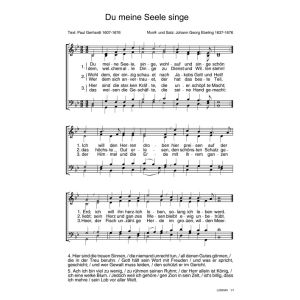 Produktbild des Artikels Du meine Seele singe (Noten - Download)