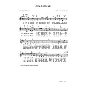 Produktbild des Artikels Jona lebt heute (Noten - Download)
