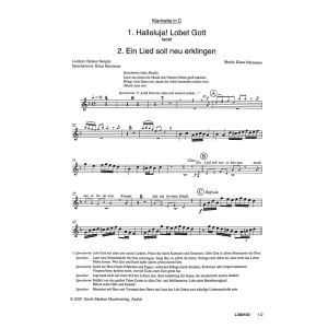 Produktbild des Artikels Halleluja! Lobet Gott (KLARINETTE in C) (Noten - Download)