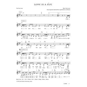 Produktbild des Artikels Love Is A Fire (Noten - Download)